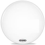 Evans MX1 White Marching Bass Drum Head 24 inch